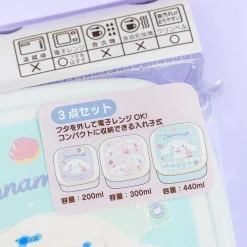 Cinnamoroll Sweet Treats Lunch Box Set - 3 pcs