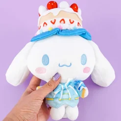 Cinnamoroll 20th Anniversary Cake Hat Plushie - Small