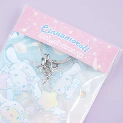 Cinnamoroll 20th Anniversary Triple Charm Keychain - Hello Kitty & Usahana