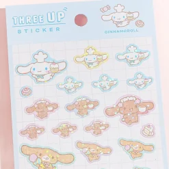 Cinnamoroll Three-Up Sparkling Sticker Sheet