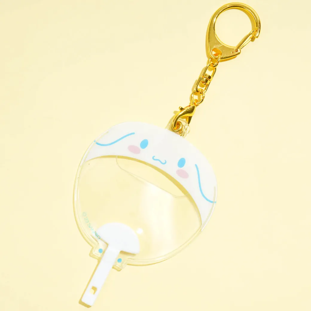 Cinnamoroll Uchiwa Fan Can Badge Case