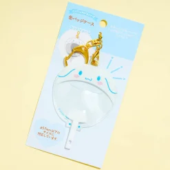 Cinnamoroll Uchiwa Fan Can Badge Case