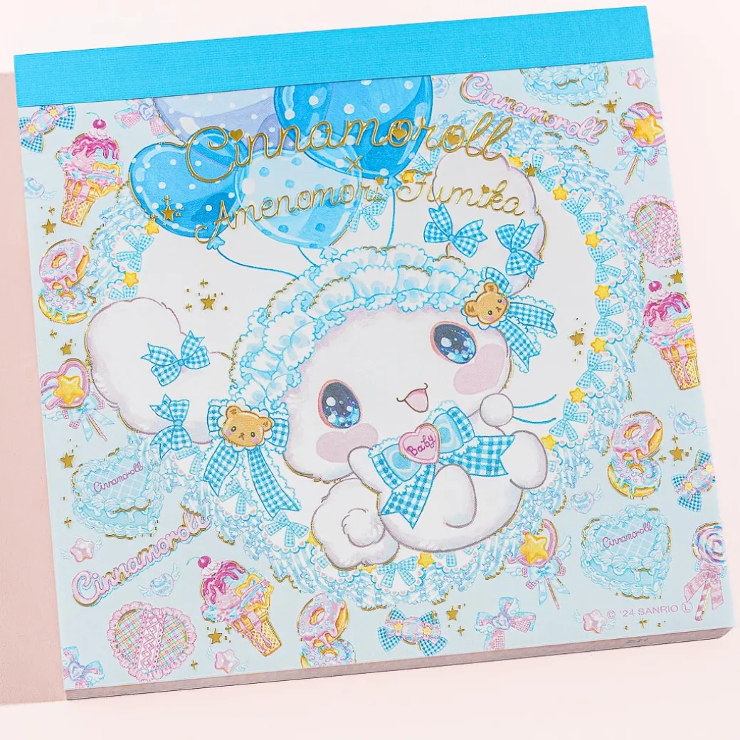 Cinnamoroll x Amenomori Fumika Square Memo