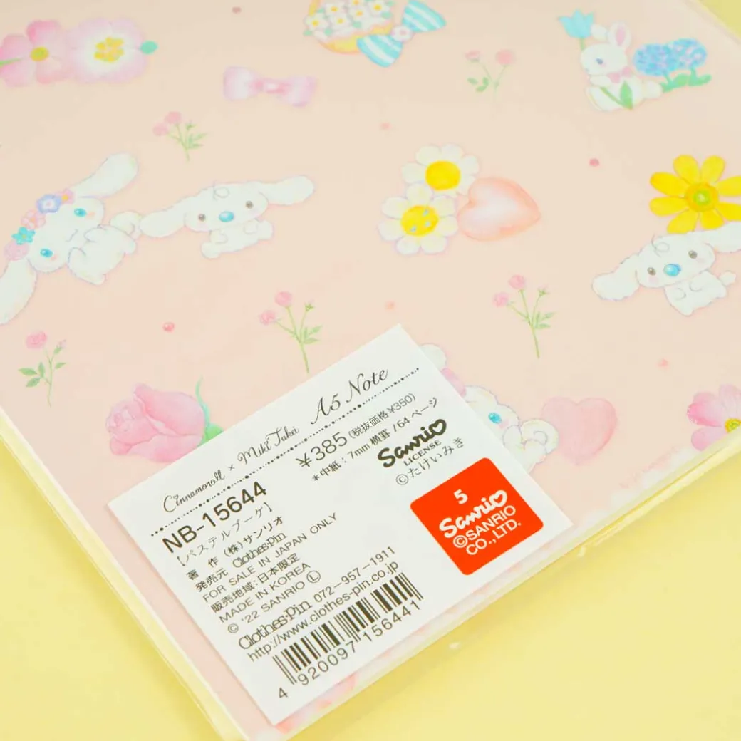 Cinnamoroll x Miki Takei A5 Notebook