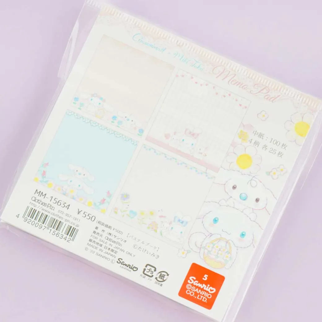 Cinnamoroll x Miki Takei Memo Pad