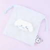 Cinnamoroll x Nagano Fluffy Face Drawstring Pouch