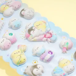 Colorful Chicks Puffy Stickers