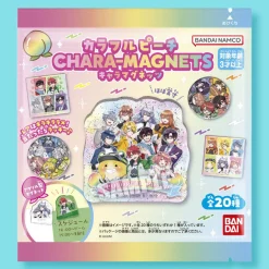 Colorful Peach Chara-Magnet With Gum