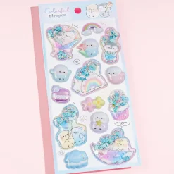 Colorful Piyopen Shakashaka Stickers