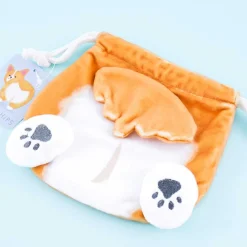 Corgi Pompon Hips Drawstring Pouch