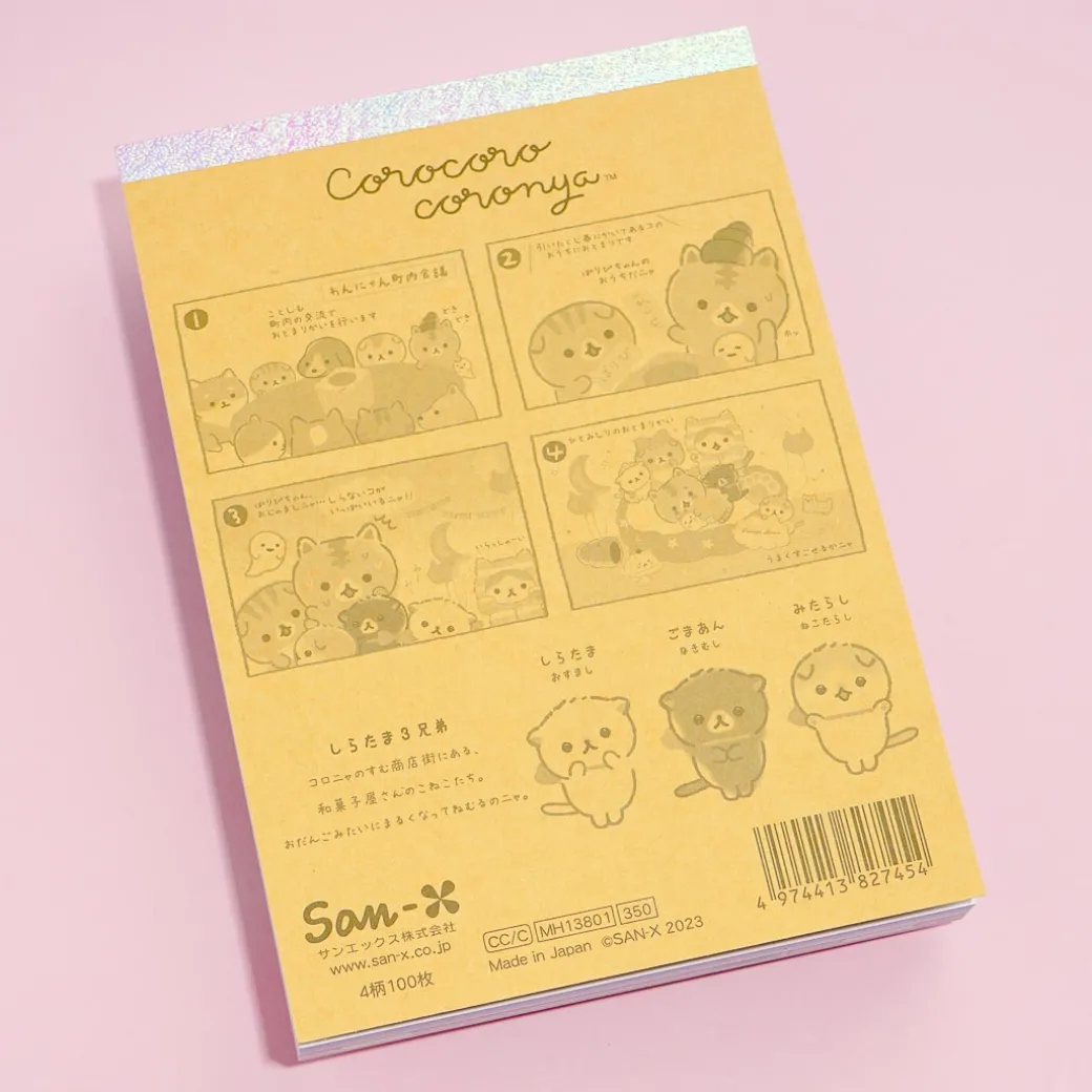 Corocoro Coronya Cat Sleepover Memo Pad