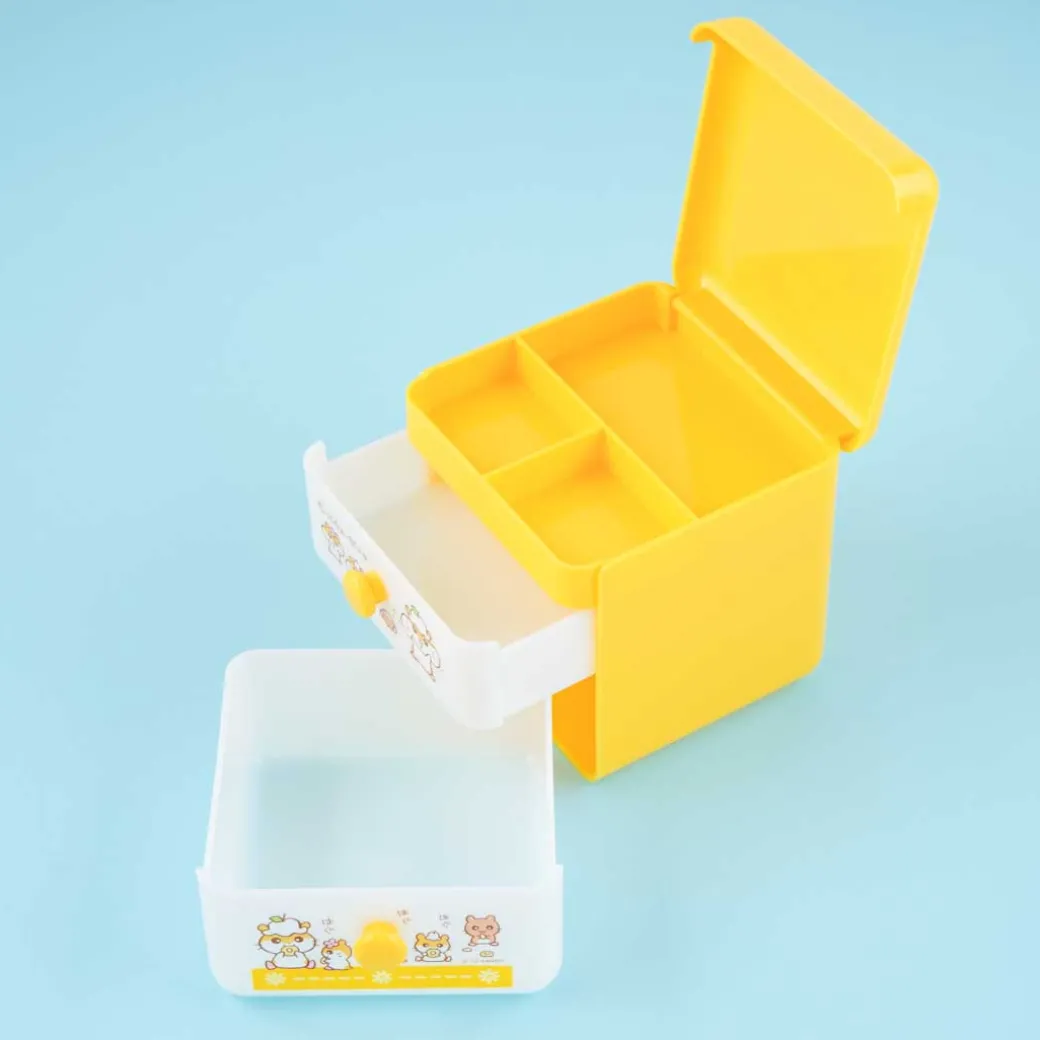 Corocorokuririn 2-Tier Yellow Drawer Chest