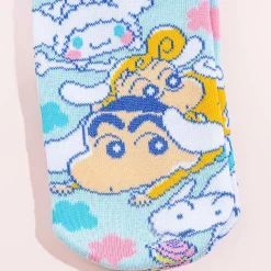 Crayon Shin-Chan x Cinnamoroll Jacquard Socks