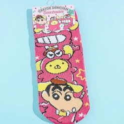 Crayon Shin-Chan x Pompompurin Jacquard Socks