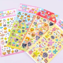 Cute Animals Glitter Stickers