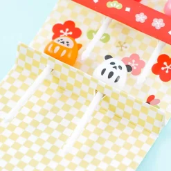 Daruma Animal Food Pick Set