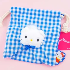 Dear Daniel Checkered Drawstring Bag