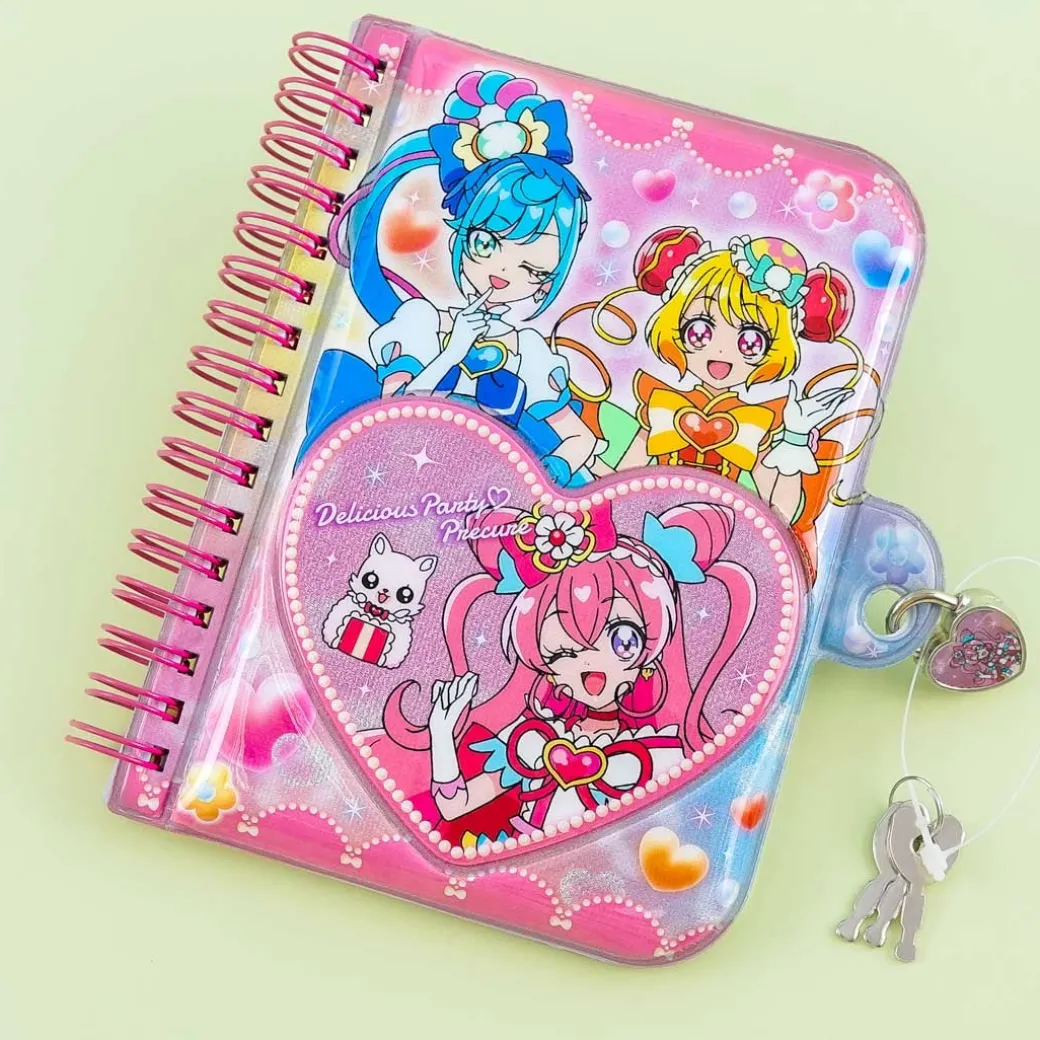 Delicious Party Pretty Cure Notebook With Lock