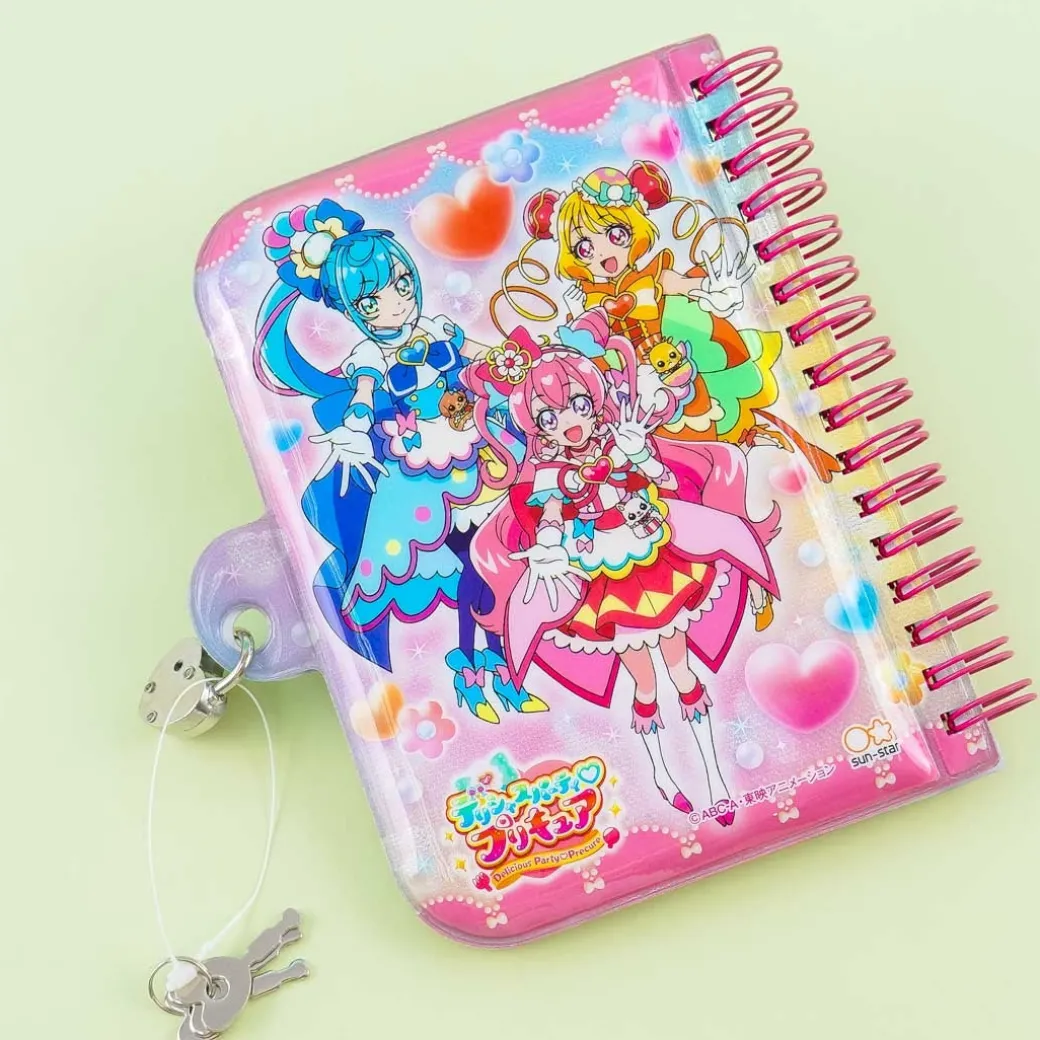 Delicious Party Pretty Cure Notebook With Lock
