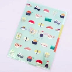 Delicious Shopping Street A5 File Folder - Sushi