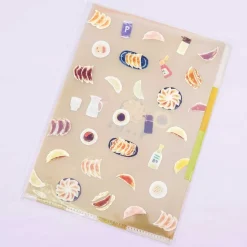 Delicious Shopping Street A5 File Folder - Dumplings