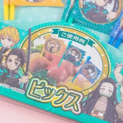 Demon Slayer Flag Food Pick Set