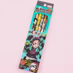 Demon Slayer Hexogonal Axis 2B Pencil Set
