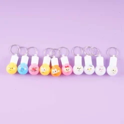 Disney Shiny Light Bulb Character Keychain