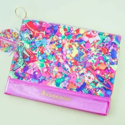 6%DOKIDOKI Rainbow Stash Flat Pouch