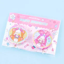 Fancy Surprise! Bear & Bunny Badge Set