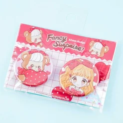 Fancy Surprise! Bear Heart Balloon Badge Set