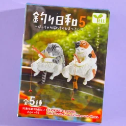 Fishing Weather 5 Chubby Cats Killing Time Figure