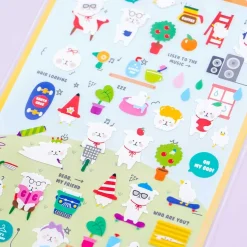 Fluffy House Doggie Stickers