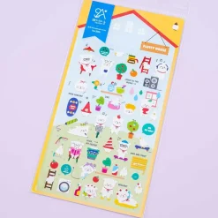 Fluffy House Doggie Stickers