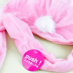 Fluffy My Melody Hat With Movable Ears