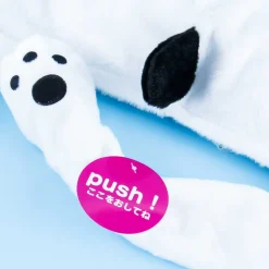 Fluffy Pochacco Hat With Movable Ears