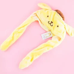 Fluffy Pompompurin Hat With Movable Ears