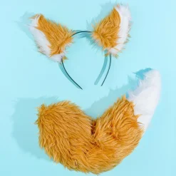 Fox Ears Headband and Tail Set