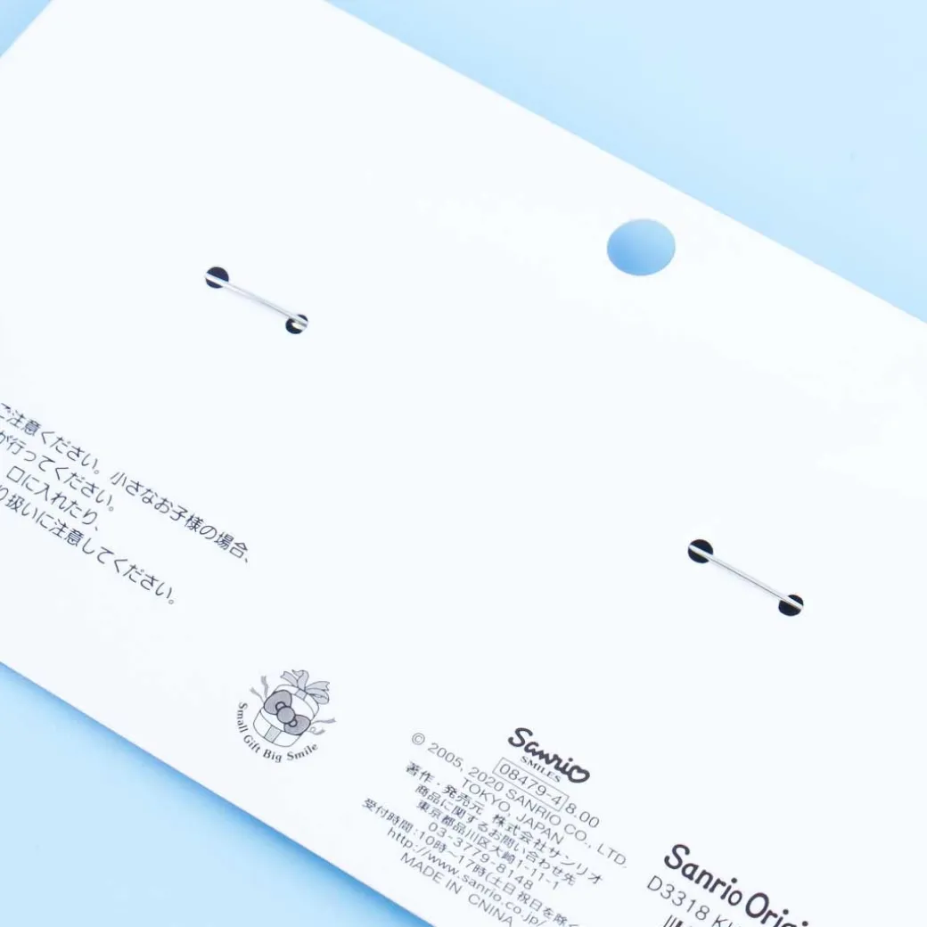 French Maid Kuromi Heart Badge Set - 2 pcs