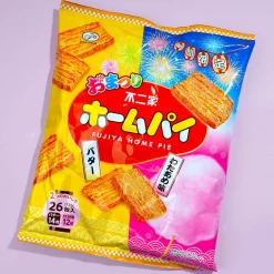 Fujiya Home Pie Snacks Family Bag - Butter & Cotton Candy