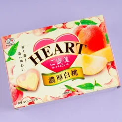Fujiya Reward Heart Chocolate - Rich White Peach