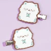 Funwari Necolon Blue Fluffy Cat Hair Clips