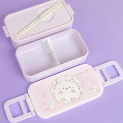 Funwari Necolon Flower Festival Double Layer Lunch Box Set