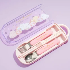 Funwari Necolon Strawberry Cream Utensil Set