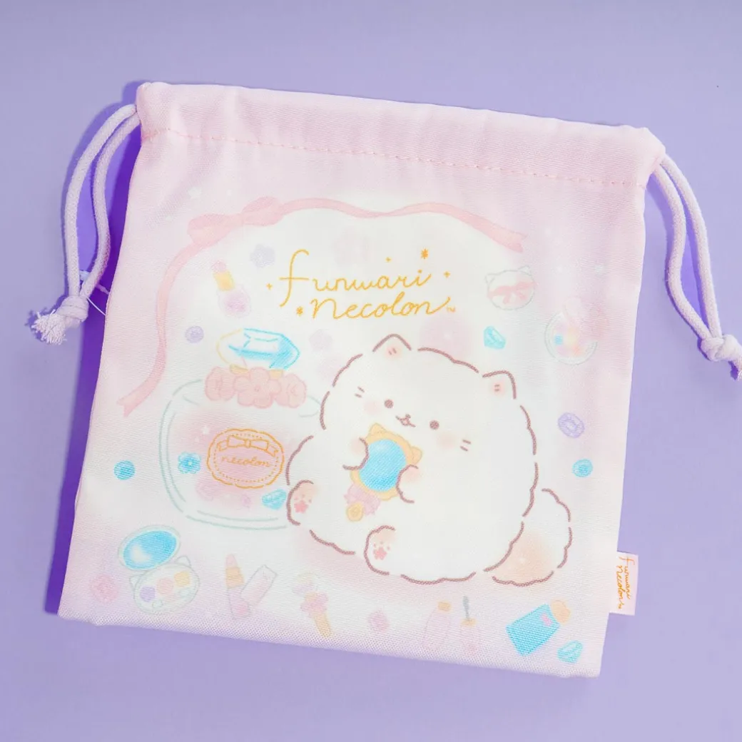 Funwari Nekolon Drawstring Pouch