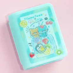 Fuwa Fuwa Party Eraser Set With Book-Shaped Case