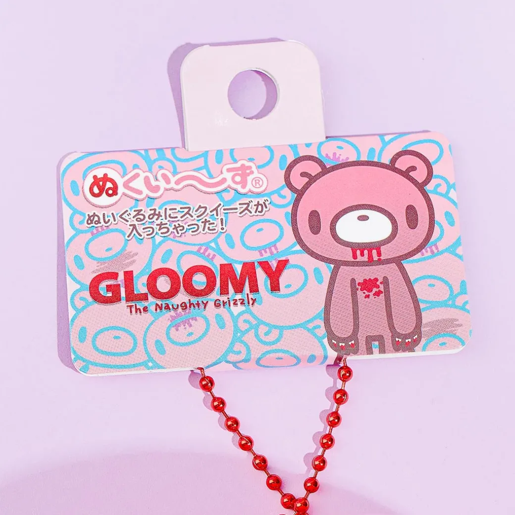 Gloomy Bear Face Plushie Charm