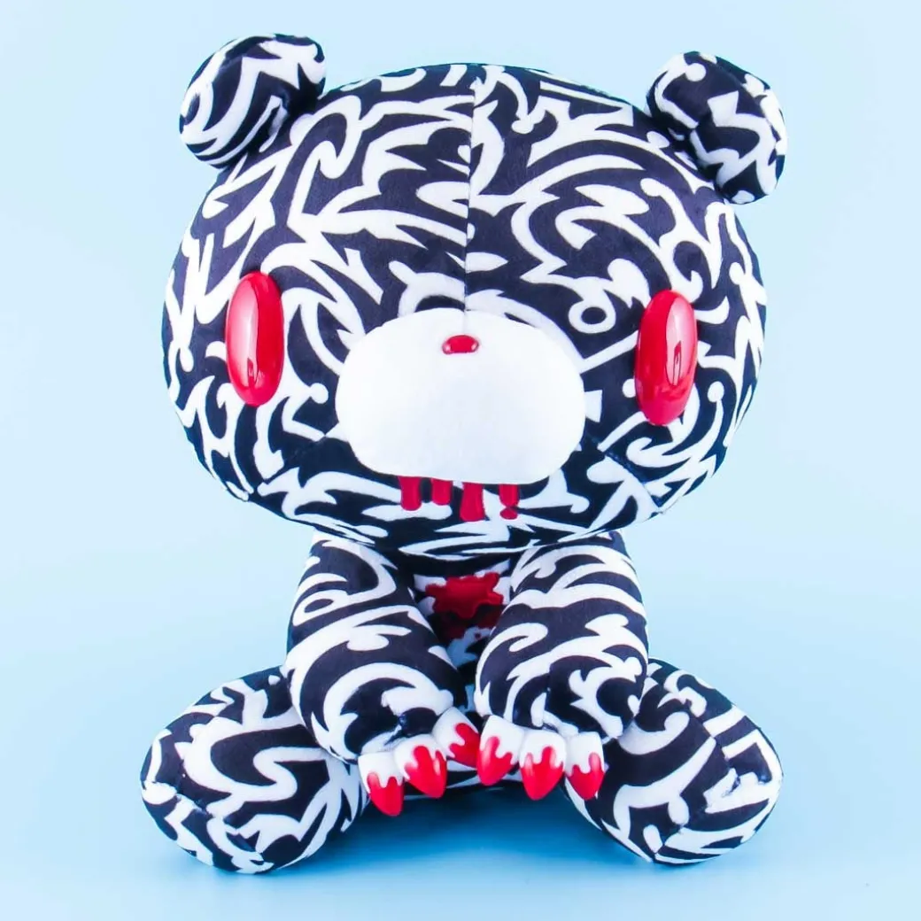 Gloomy Bear Plushie - Tribal Black With Blood / Big