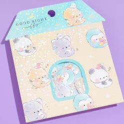 Good Night Moffy Seal Sticker Flakes