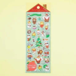 Gorogoro Nyansuke Christmas Party Stickers